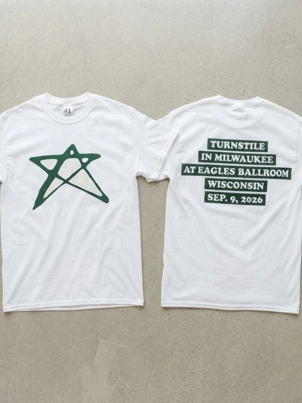 Turnstile Milwaukee Eagles Ballroom 2026 White T-Shirt S-4XL